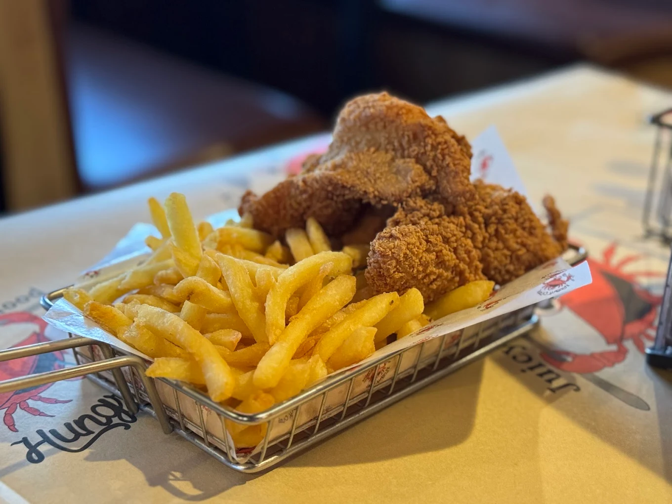 Hungry Crab fried fish and fries